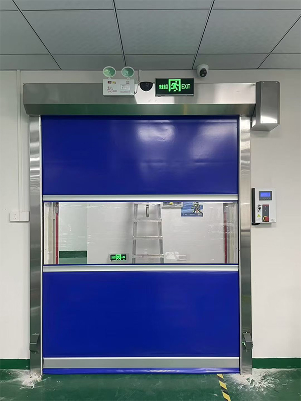 贵南快速贵南卷帘门在冷链物流仓储区的应用实践